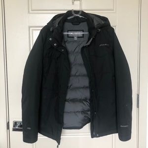 Eddie Bauer Black Parka EB650
